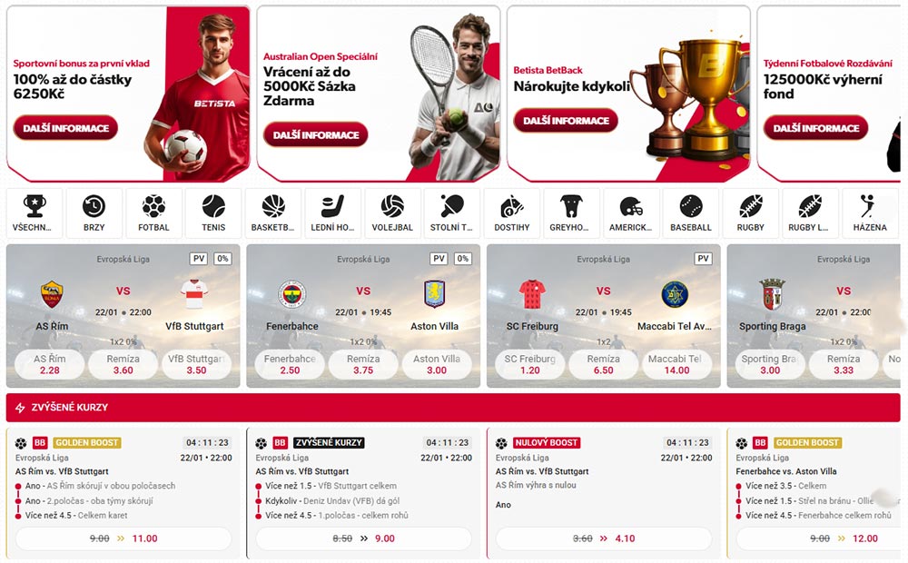Betista Sports Betting Canada