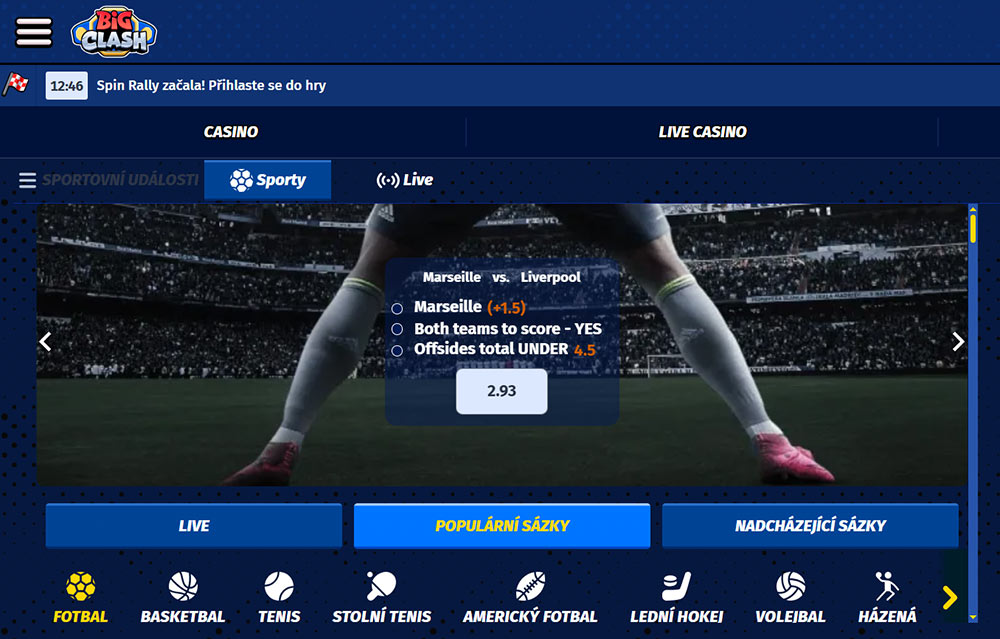 BigClash – Types of Sports