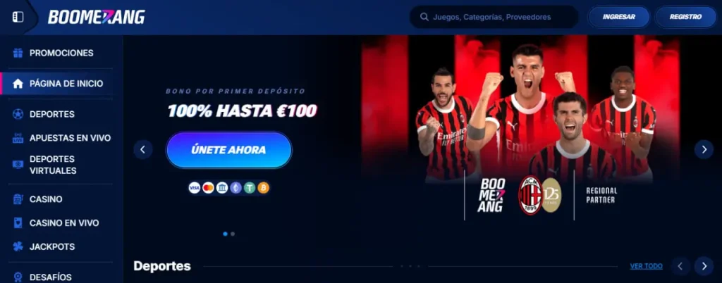 BoomerangBet – payouts at the speed of light